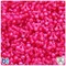 BeadTin Hot Pink Pearl 11mm TriBead Plastic Craft Beads (500pcs)